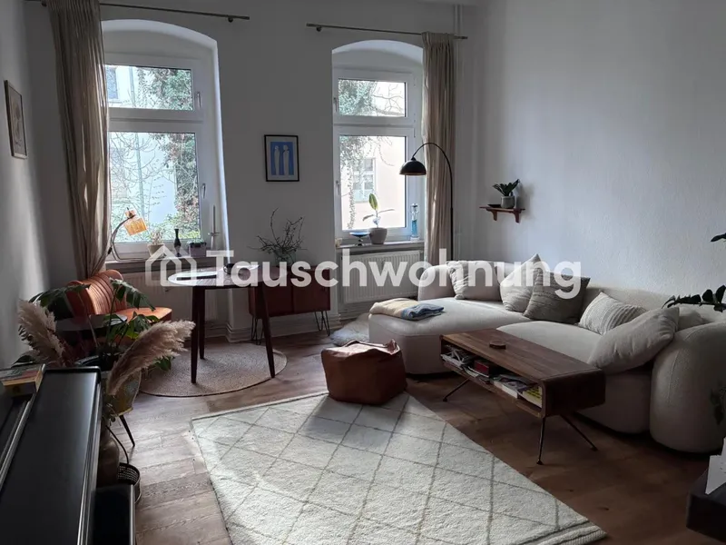 Tauschwohnung: Ruhige 2-Zi (81m2) Altbau in bester Kiezlage gegen 3-Zi — photo 1